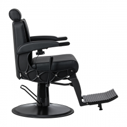 Barberarstol med massage GABBIANO CONTINENTAL svart