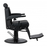 Barberarstol med massage GABBIANO CONTINENTAL svart