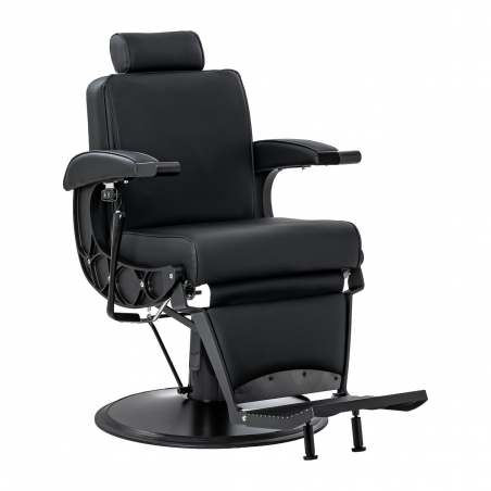 Barberarstol med massage GABBIANO CONTINENTAL svart