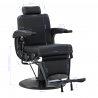 Barberarstol med massage GABBIANO CONTINENTAL svart