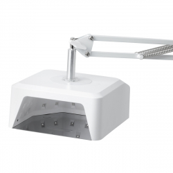 LED / UV nagellampa GLOW 112 48W med spegelbottnen och statyv