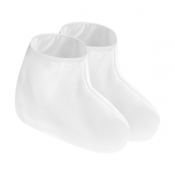 Frottéstrumpor för fotvård 2‑pack