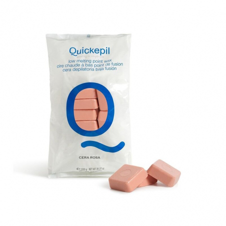 Hårdvax för hårborttagning utan remsor QUICKEPIL Rosa 1kg
