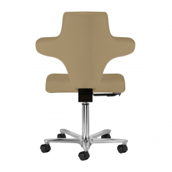 Arbetsstol / sadelstol AZZURRO SPECIAL 152 beige med ryggstöd