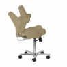 Arbetsstol / sadelstol AZZURRO SPECIAL 152 beige med ryggstöd