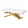 Elektrisk behandlingssäng / massagesäng SPA SILLON SIESTA vit / trä, extra hög, 3-motor