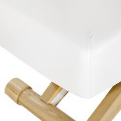 Elektrisk behandlingssäng / massagesäng SPA SILLON SIESTA vit / trä, extra hög, 3-motor