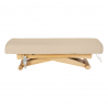 Elektrisk behandlingssäng / massagesäng SPA SILLON SIESTA cappuccino / trä, hög, 3-motor