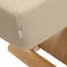 Elektrisk behandlingssäng / massagesäng SPA SILLON SIESTA cappuccino / trä, hög, 3-motor