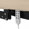 Elektrisk behandlingssäng / massagesäng SPA SILLON RELAX cappuccino / svart trä, 3-motor