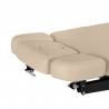 Elektrisk behandlingssäng / massagesäng SPA SILLON RELAX cappuccino / svart trä, 3-motor