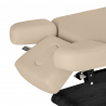 Elektrisk behandlingssäng / massagesäng SPA SILLON RELAX cappuccino / svart trä, 3-motor