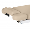 Elektrisk behandlingssäng / massagesäng SPA SILLON RELAX cappuccino / svart trä, 3-motor