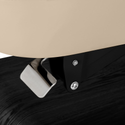Elektrisk behandlingssäng / massagesäng SPA SILLON RELAX cappuccino / svart trä, 3-motor