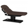 Elektrisk behandlingssäng / massagesäng SPA SILLON RELAX mörkbrun / svart trä, 3-motor