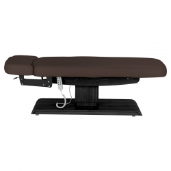 Elektrisk behandlingssäng / massagesäng SPA SILLON RELAX mörkbrun / svart trä, 3-motor