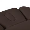 Elektrisk behandlingssäng / massagesäng SPA SILLON RELAX mörkbrun / svart trä, 3-motor