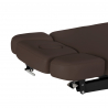 Elektrisk behandlingssäng / massagesäng SPA SILLON RELAX mörkbrun / svart trä, 3-motor