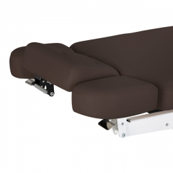 Elektrisk behandlingssäng / massagesäng SPA SILLON RELAX mörkbrun / svart trä, 3-motor