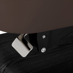 Elektrisk behandlingssäng / massagesäng SPA SILLON RELAX mörkbrun / svart trä, 3-motor