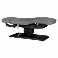 Elektrisk behandlingssäng / massagesäng SPA SILLON RELAX grå / svart trä, 3-motor