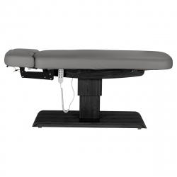 Elektrisk behandlingssäng / massagesäng SPA SILLON RELAX grå / svart trä, 3-motor