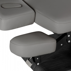 Elektrisk behandlingssäng / massagesäng SPA SILLON RELAX grå / svart trä, 3-motor