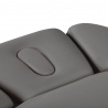 Elektrisk behandlingssäng / massagesäng SPA SILLON RELAX grå / svart trä, 3-motor