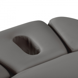 Elektrisk behandlingssäng / massagesäng SPA SILLON RELAX grå / svart trä, 3-motor