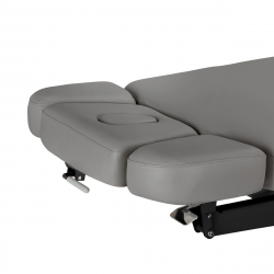 Elektrisk behandlingssäng / massagesäng SPA SILLON RELAX grå / svart trä, 3-motor