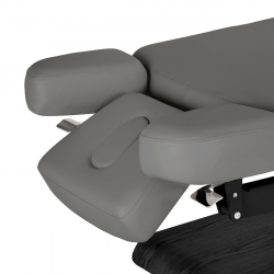 Elektrisk behandlingssäng / massagesäng SPA SILLON RELAX grå / svart trä, 3-motor