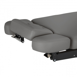 Elektrisk behandlingssäng / massagesäng SPA SILLON RELAX grå / svart trä, 3-motor