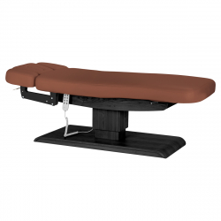 Elektrisk behandlingssäng / massagesäng SPA SILLON RELAX brun / svart trä, 3-motor