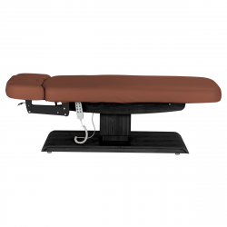 Elektrisk behandlingssäng / massagesäng SPA SILLON RELAX brun / svart trä, 3-motor