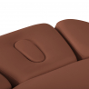 Elektrisk behandlingssäng / massagesäng SPA SILLON RELAX brun / svart trä, 3-motor