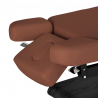 Elektrisk behandlingssäng / massagesäng SPA SILLON RELAX brun / svart trä, 3-motor