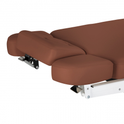 Elektrisk behandlingssäng / massagesäng SPA SILLON RELAX brun / svart trä, 3-motor
