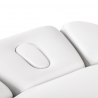 Elektrisk behandlingssäng / massagesäng SPA SILLON RELAX vit / svart trä, 3-motor