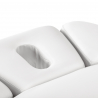 Elektrisk behandlingssäng / massagesäng SPA SILLON RELAX vit / svart trä, 3-motor