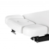 Elektrisk behandlingssäng / massagesäng SPA SILLON RELAX vit / svart trä, 3-motor