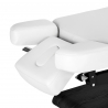 Elektrisk behandlingssäng / massagesäng SPA SILLON RELAX vit / svart trä, 3-motor