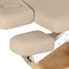 Elektrisk behandlingssäng / massagesäng SPA SILLON RELAX cappuccino / trä, 3-motor