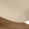 Elektrisk behandlingssäng / massagesäng SPA SILLON RELAX cappuccino / trä, 3-motor
