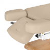 Elektrisk behandlingssäng / massagesäng SPA SILLON RELAX cappuccino / trä, 3-motor