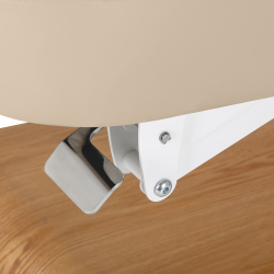 Elektrisk behandlingssäng / massagesäng SPA SILLON RELAX cappuccino / trä, 3-motor