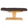 Elektrisk behandlingssäng / massagesäng SPA SILLON RELAX mörkbrun / trä, 3-motor