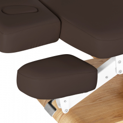 Elektrisk behandlingssäng / massagesäng SPA SILLON RELAX mörkbrun / trä, 3-motor