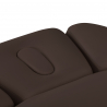 Elektrisk behandlingssäng / massagesäng SPA SILLON RELAX mörkbrun / trä, 3-motor