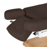 Elektrisk behandlingssäng / massagesäng SPA SILLON RELAX mörkbrun / trä, 3-motor
