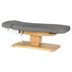 Elektrisk behandlingssäng / massagesäng SPA SILLON RELAX grå / trä, 3-motor